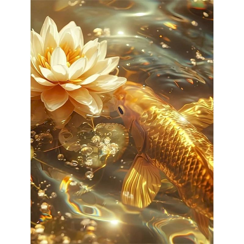 Fishing Equipment Market - SDOYUNO 다이아몬드 아트 페인팅 잉어 물고기