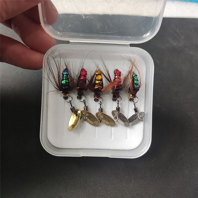 T34C 스팽글 루어 미끼 인공 플라이 훅 마이크로 오 - Fishing Lure 리뷰 및 가격