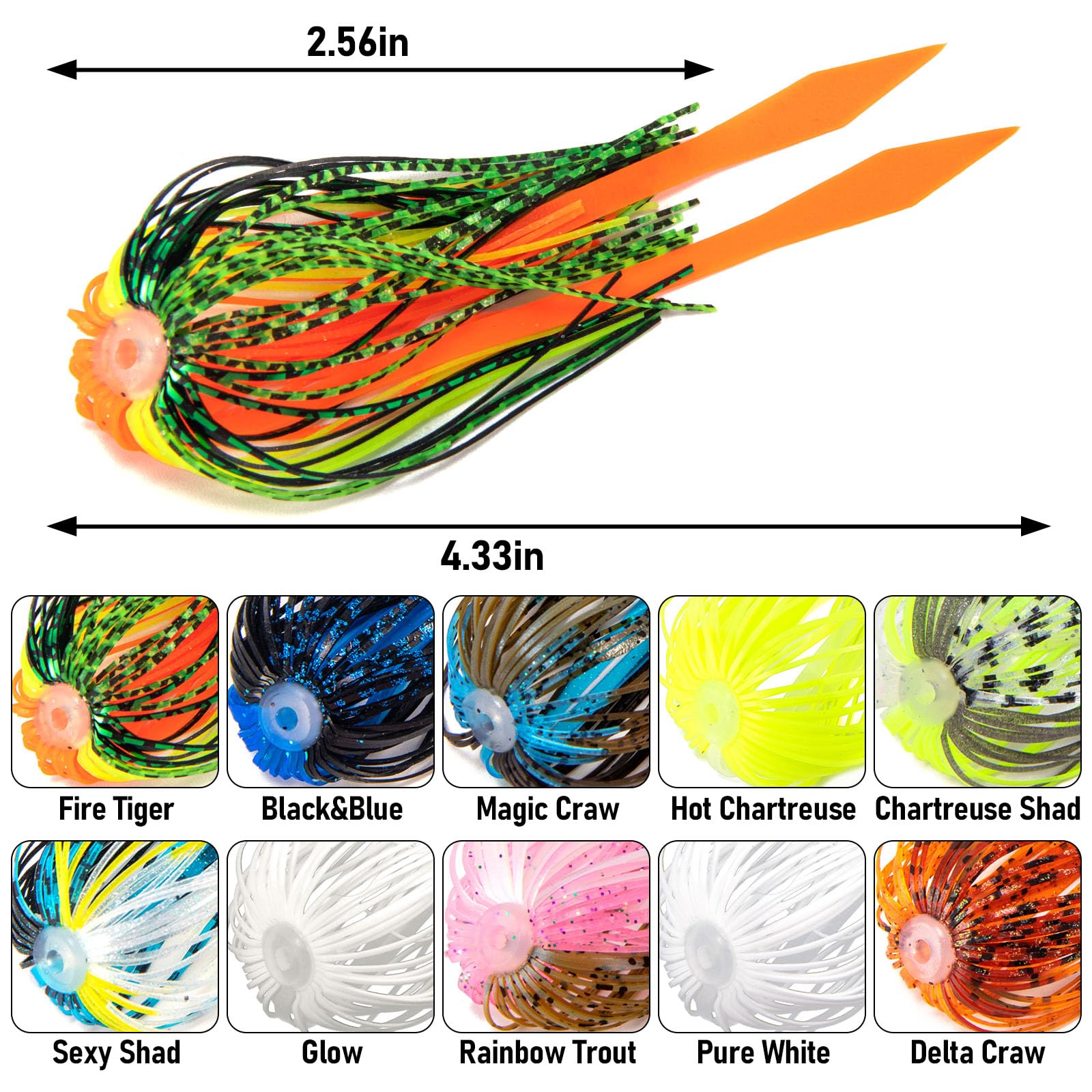 도매 저렴한 100개/봉지 다양한 색상 실리콘 낚시 스 - Fishing Lure 리뷰 및 가격