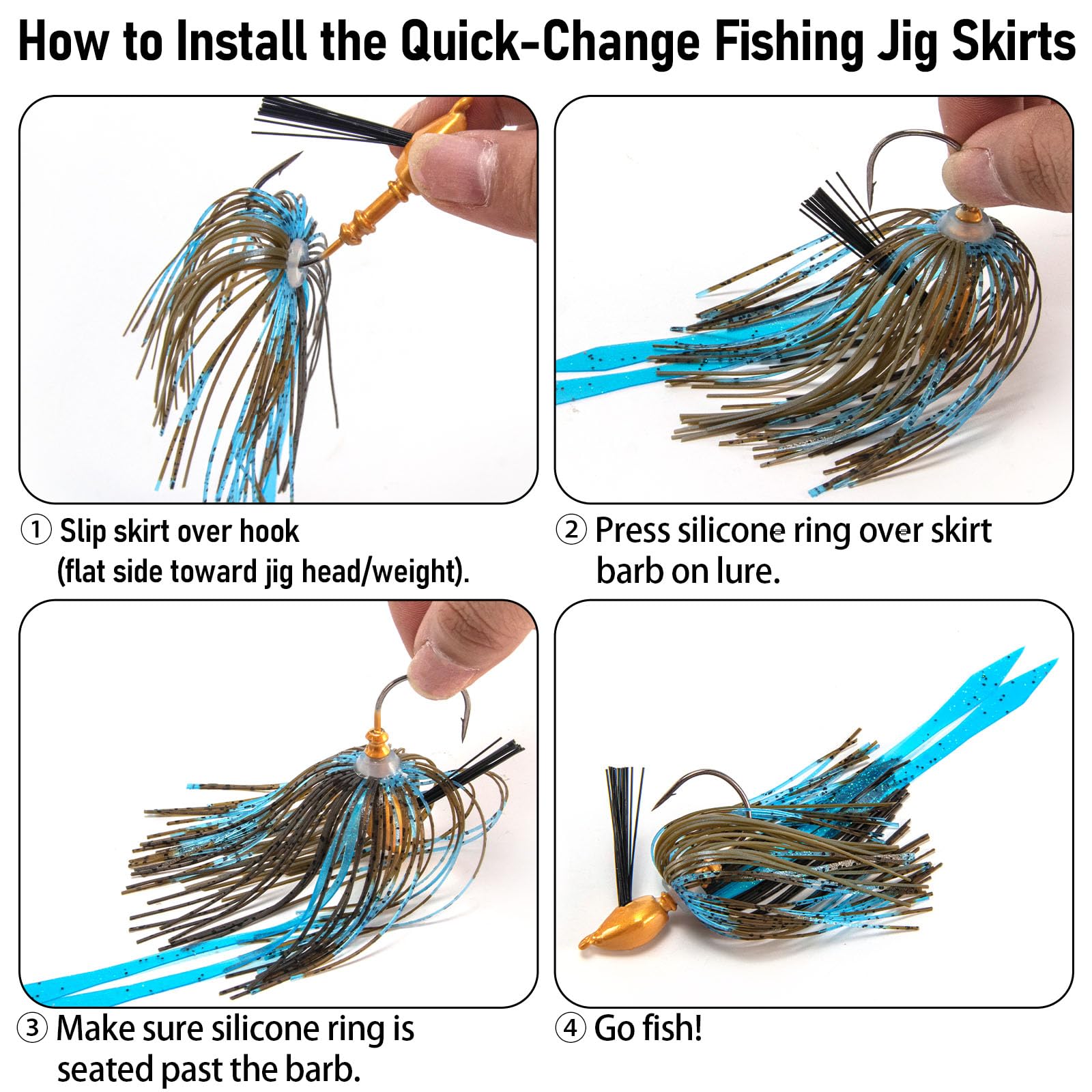 도매 저렴한 100개/봉지 다양한 색상 실리콘 낚시 스 - Fishing Lure 리뷰 및 가격